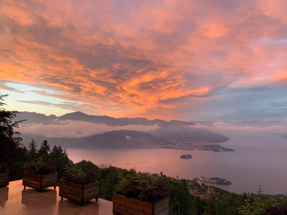 Private Luxury Spa & Silence Retreat With Spectacular View Over The Lake Maggiore Stresa Exterior photo