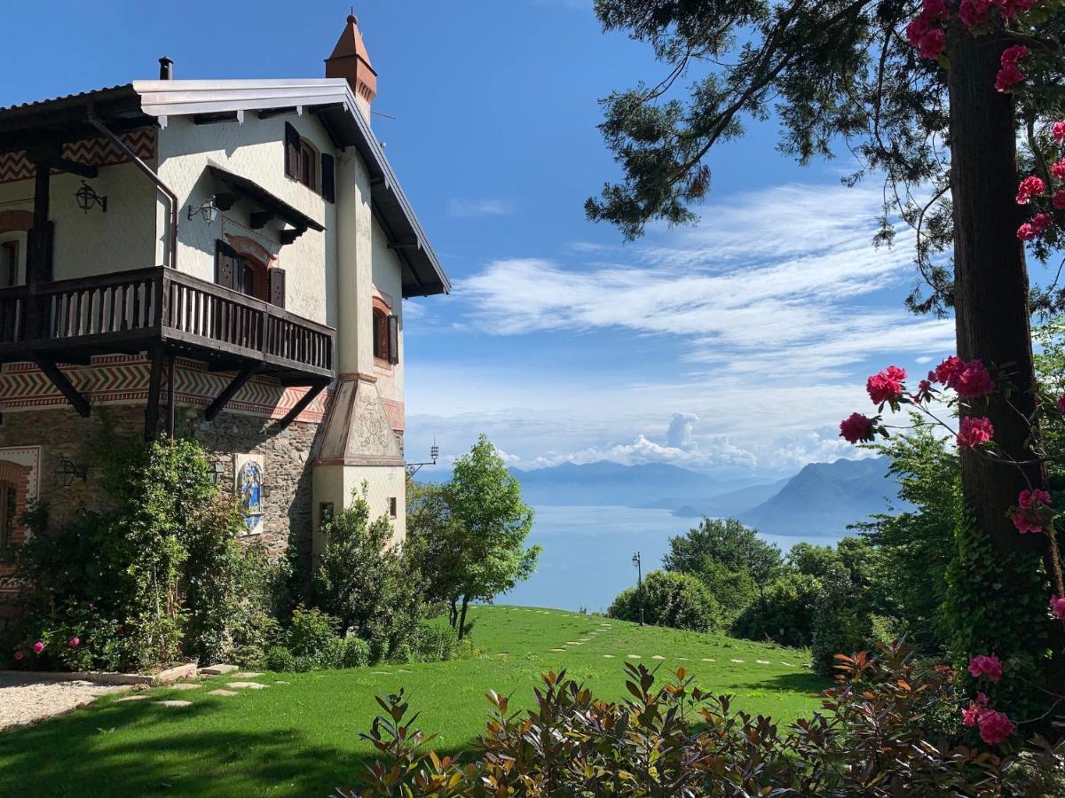 Private Luxury Spa & Silence Retreat With Spectacular View Over The Lake Maggiore Stresa Exterior photo