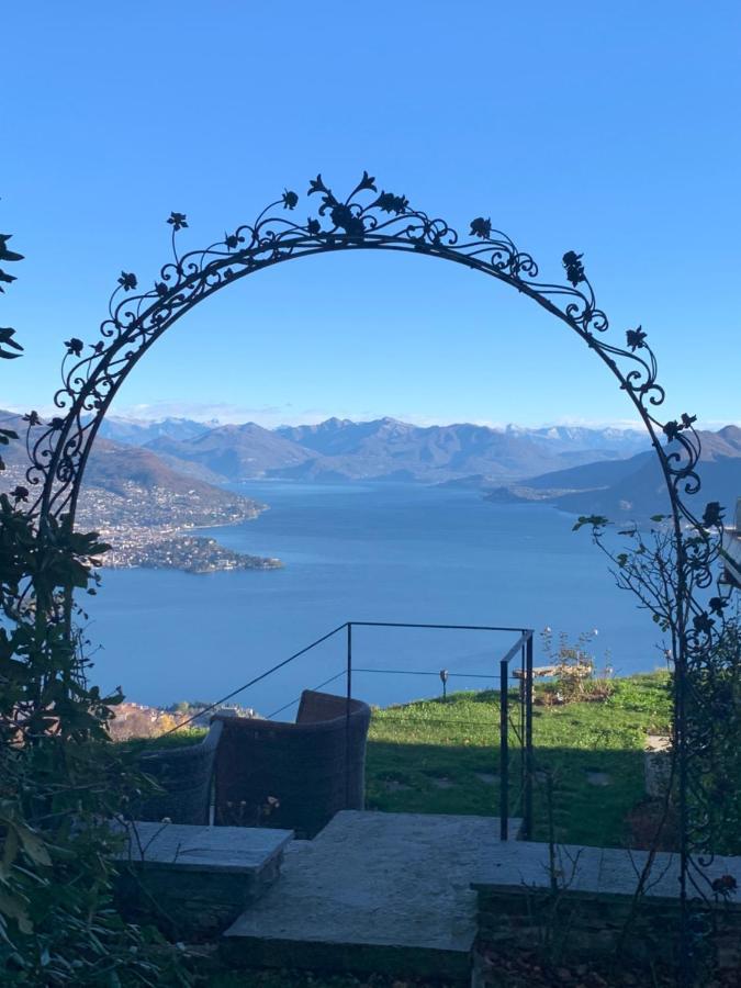 Private Luxury Spa & Silence Retreat With Spectacular View Over The Lake Maggiore Stresa Exterior photo