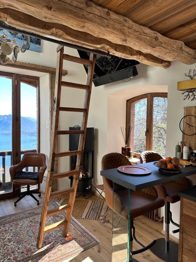 Private Luxury Spa & Silence Retreat With Spectacular View Over The Lake Maggiore Stresa Exterior photo