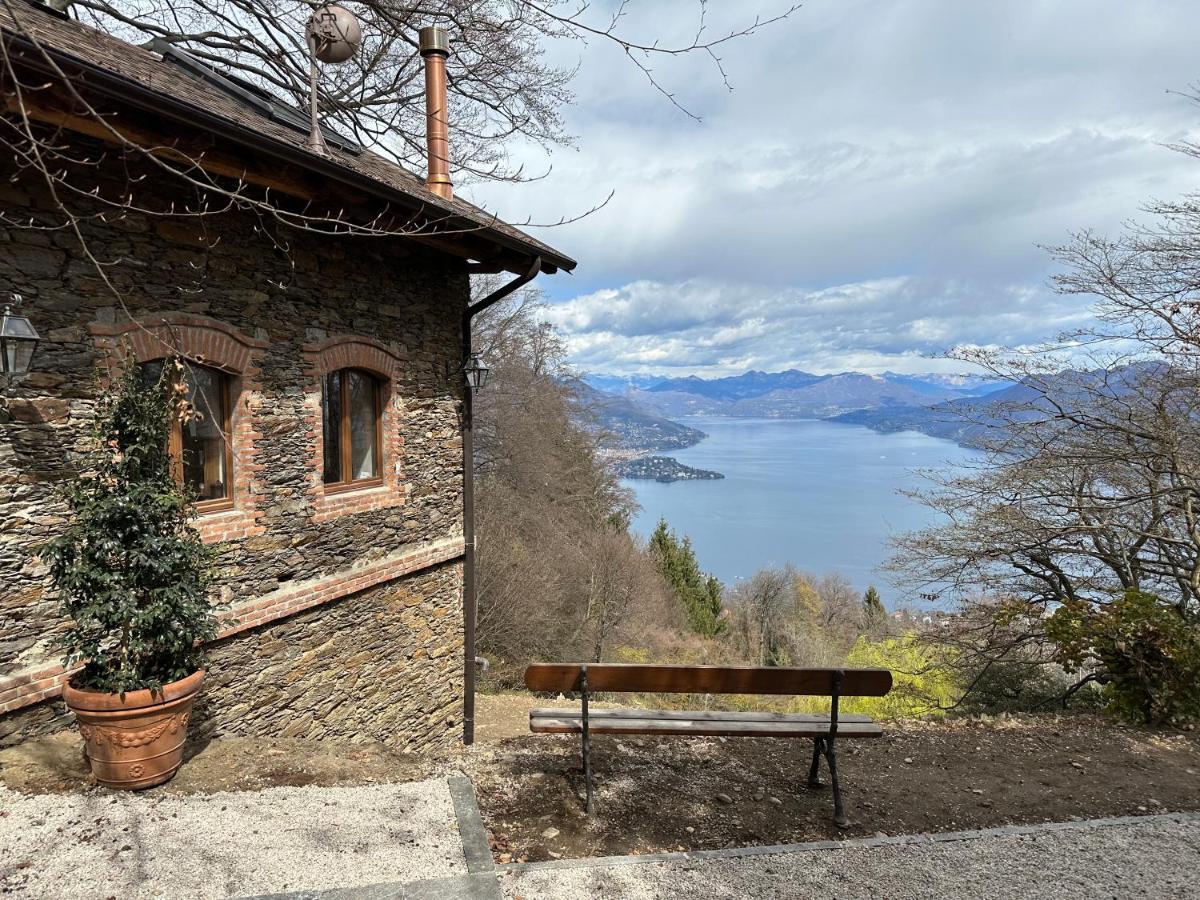 Private Luxury Spa & Silence Retreat With Spectacular View Over The Lake Maggiore Stresa Exterior photo